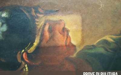 Pala d’altare dipinto olio su tela del Carloni – Zelbio