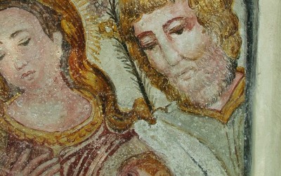  Affresco del XVI sec. raffigurante l’Annunciazione – Palanzo
