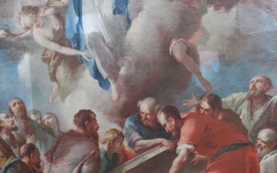Dipinto raffigurante “Ascensione di Maria”