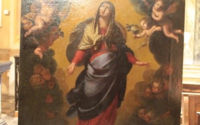 Dipinto raffigurante “Ascensione di Maria” – Lenno